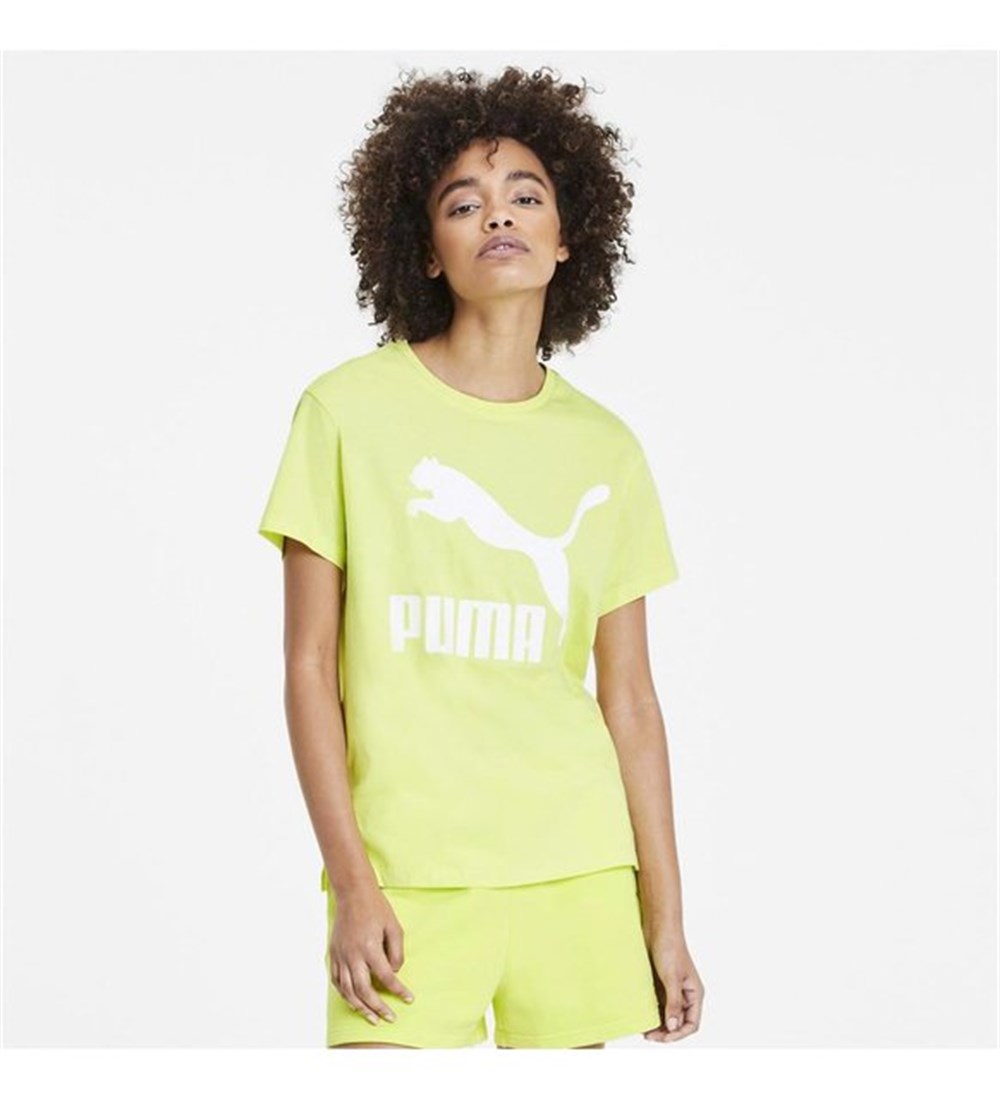 Puma Classics Logo Tee Kadın Üst & T-shirt - 59551431