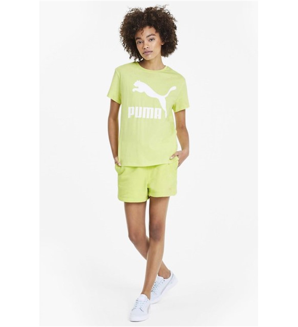 Puma Classics Logo Tee Kadın Üst & T-shirt - 59551431