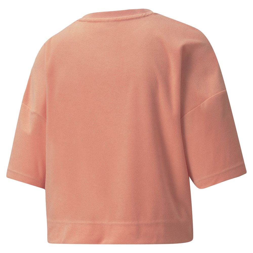 Puma Classics Oversized Toweling Tee Kadın Pembe Günlük T-shirt - 533516-28
