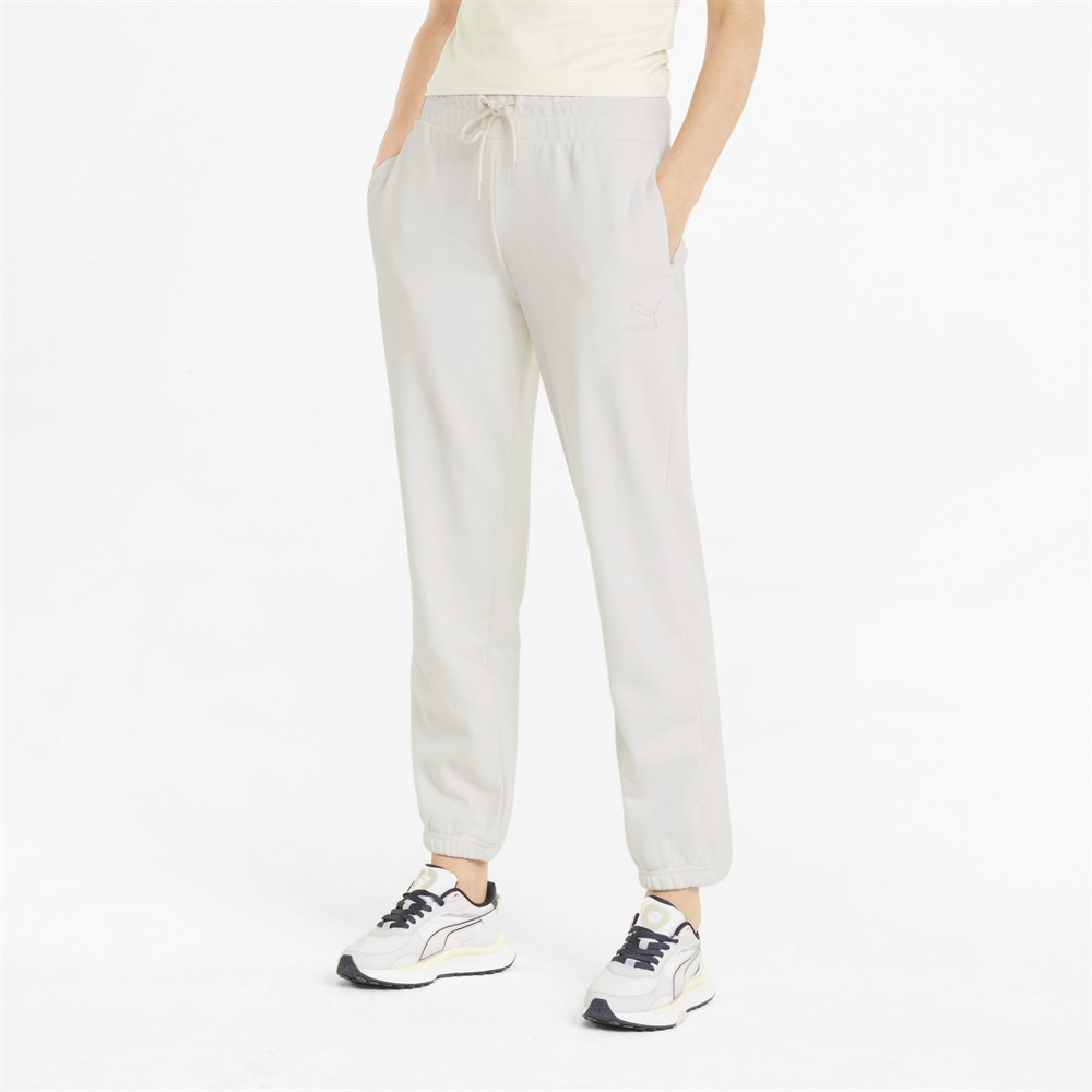 Puma Classics Relaxed Pants Tr Kadın Krem Günlük Eşofman Altı - 535063-99