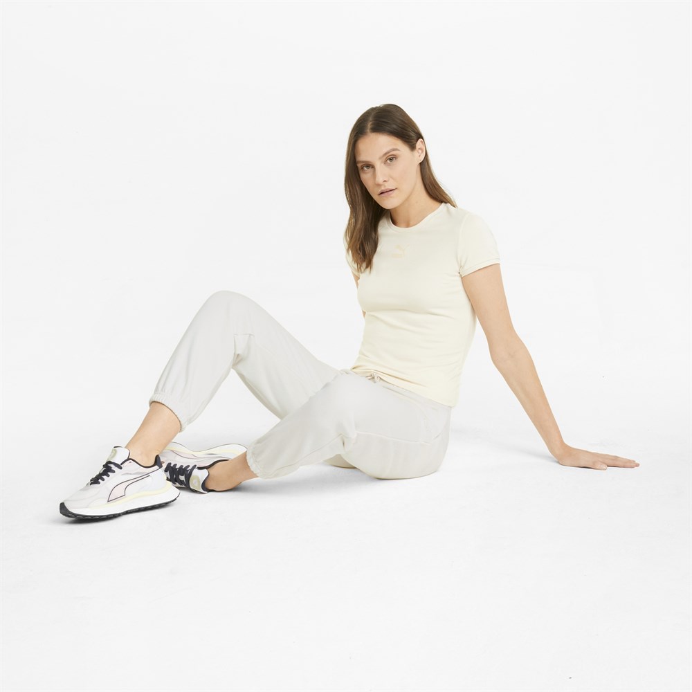 Puma Classics Relaxed Pants Tr Kadın Krem Günlük Eşofman Altı - 535063-99