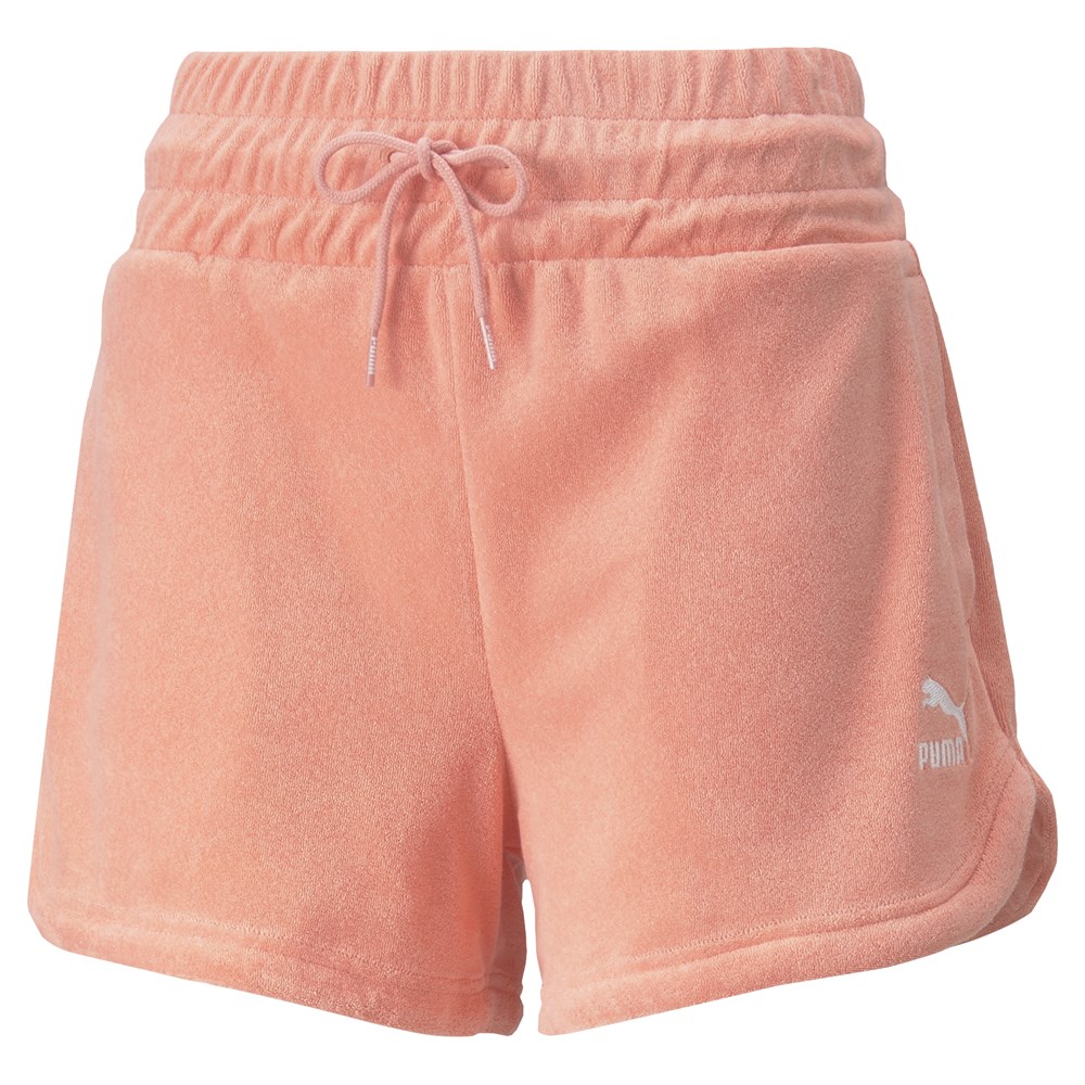 Puma Classics Toweling High Waist Shorts Kadın Pembe Günlük Şort - 533518-28