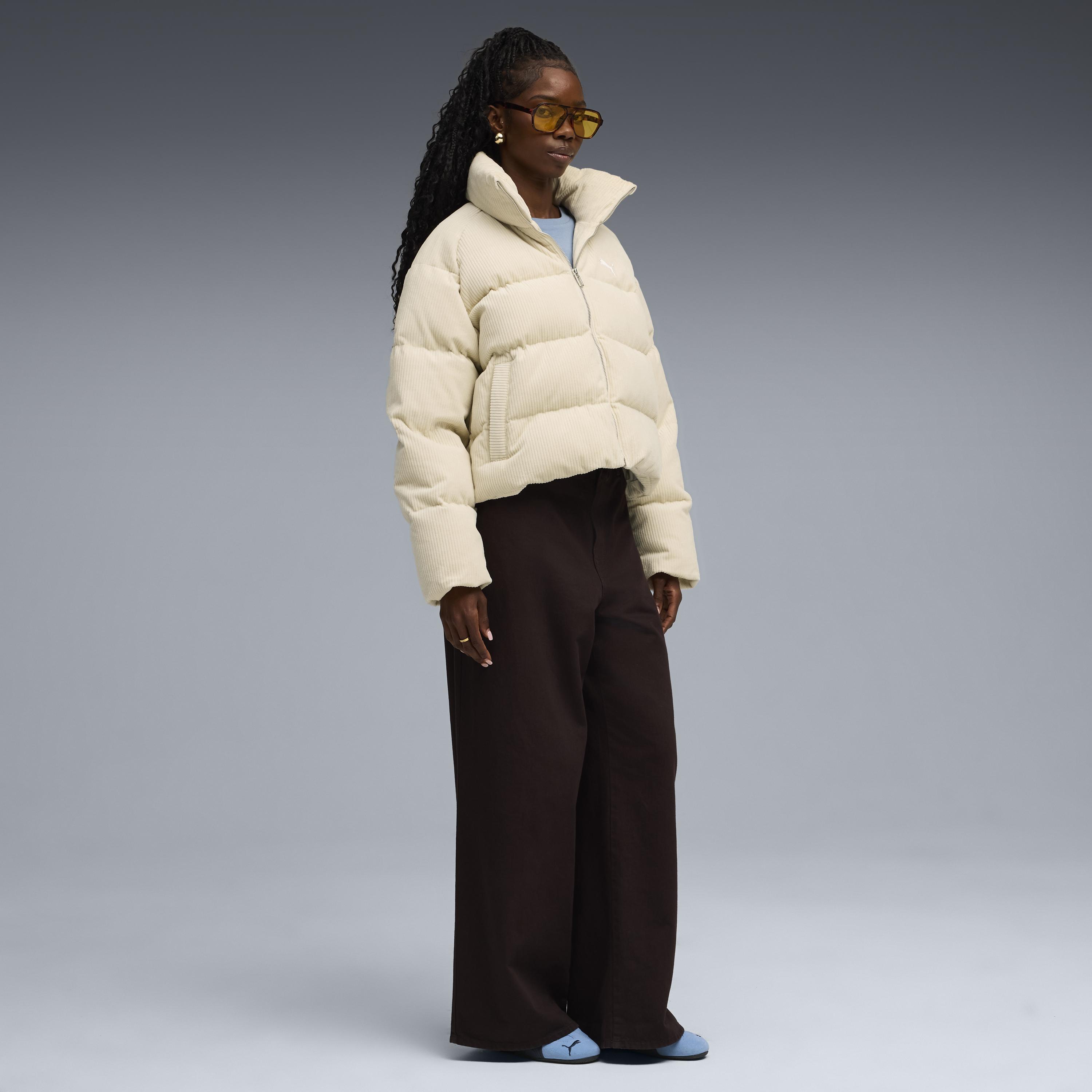 Puma Corduroy Puffer Jacket Kadın Yetişkin Ceket