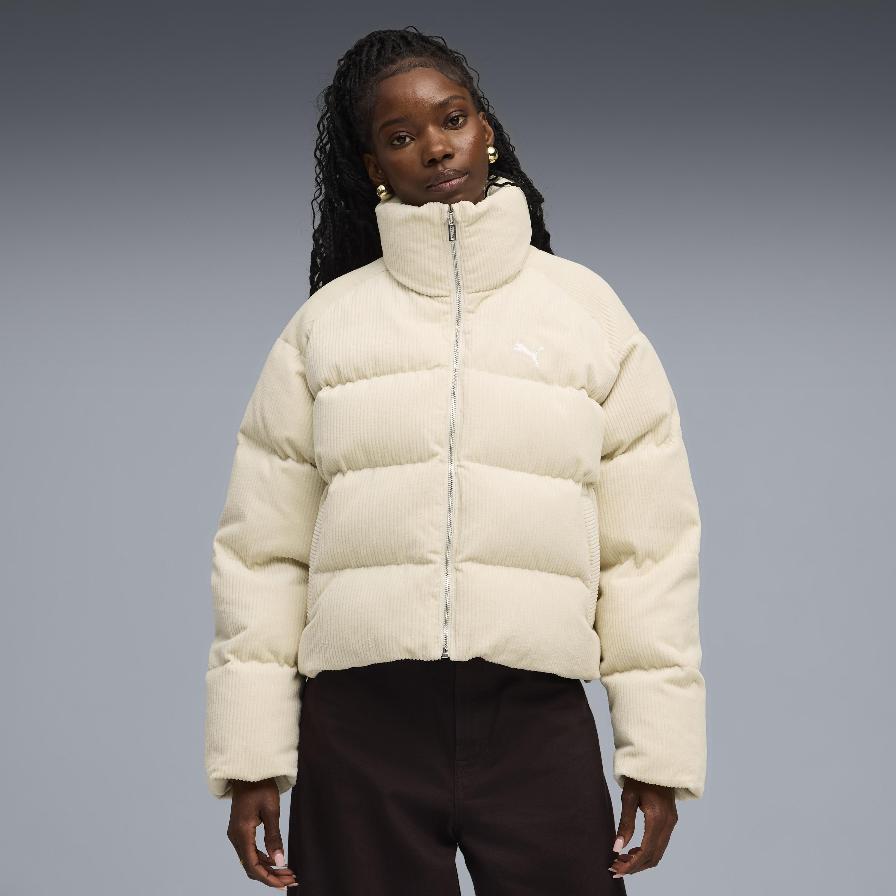 Puma Corduroy Puffer Jacket Kadın Yetişkin Ceket
