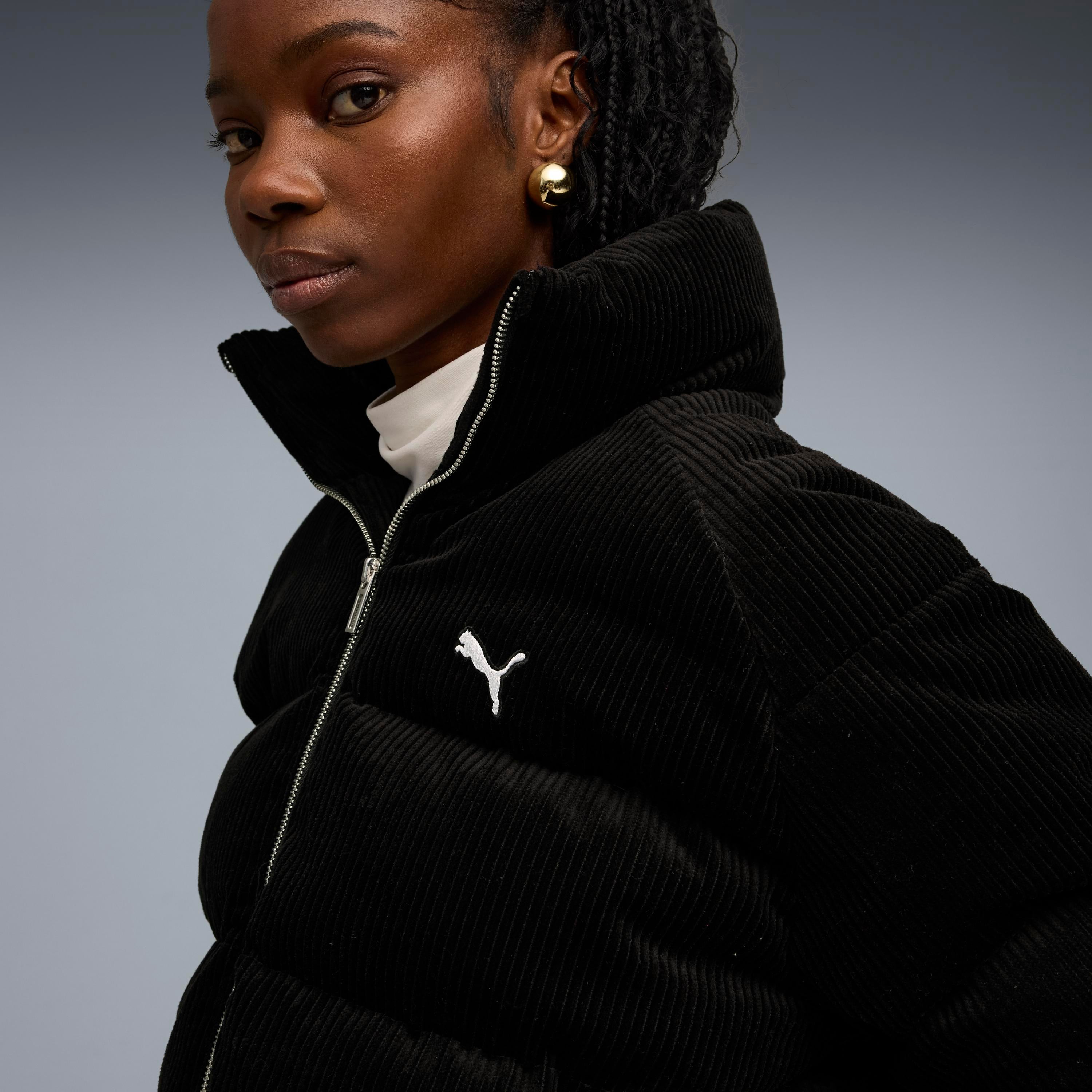 Puma Corduroy Puffer Jacket Kadın Yetişkin Ceket