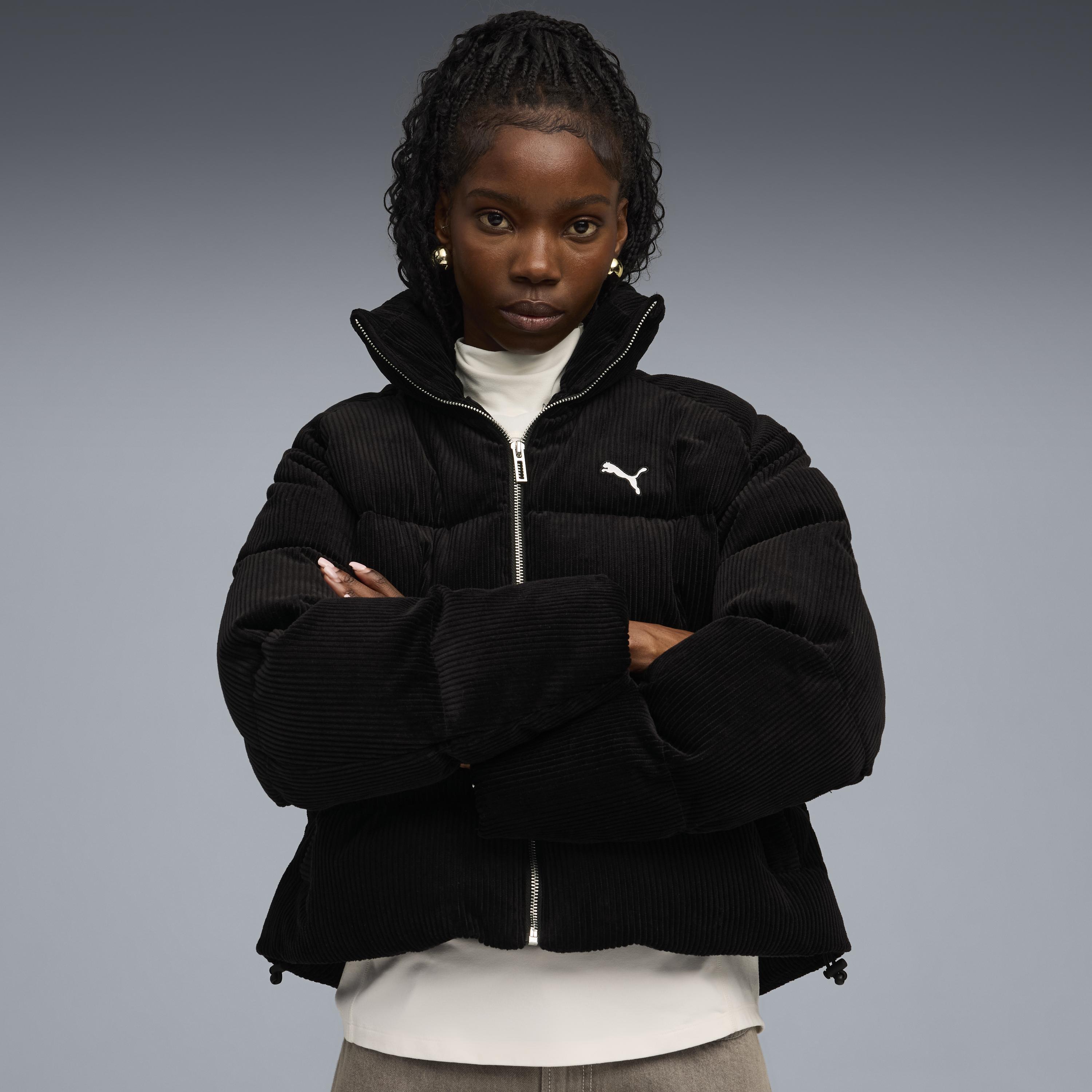 Puma Corduroy Puffer Jacket Kadın Yetişkin Ceket