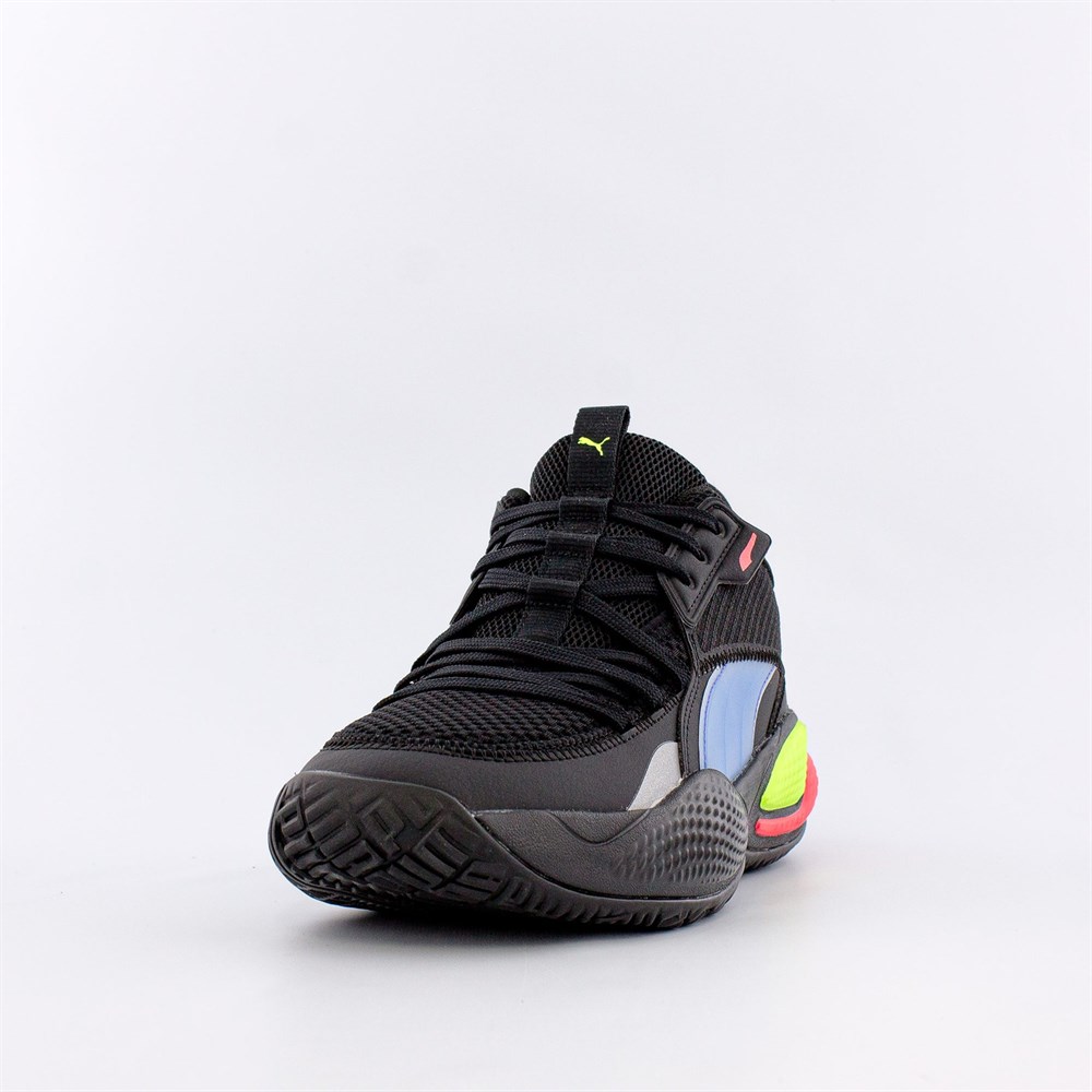 Puma Court Rider Pop Erkek Siyah Basketbol Ayakkabı - 37610701