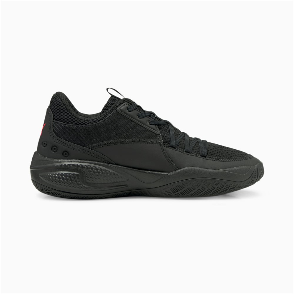 Puma Court Rider Pop Erkek Siyah Basketbol Ayakkabı - 37610701