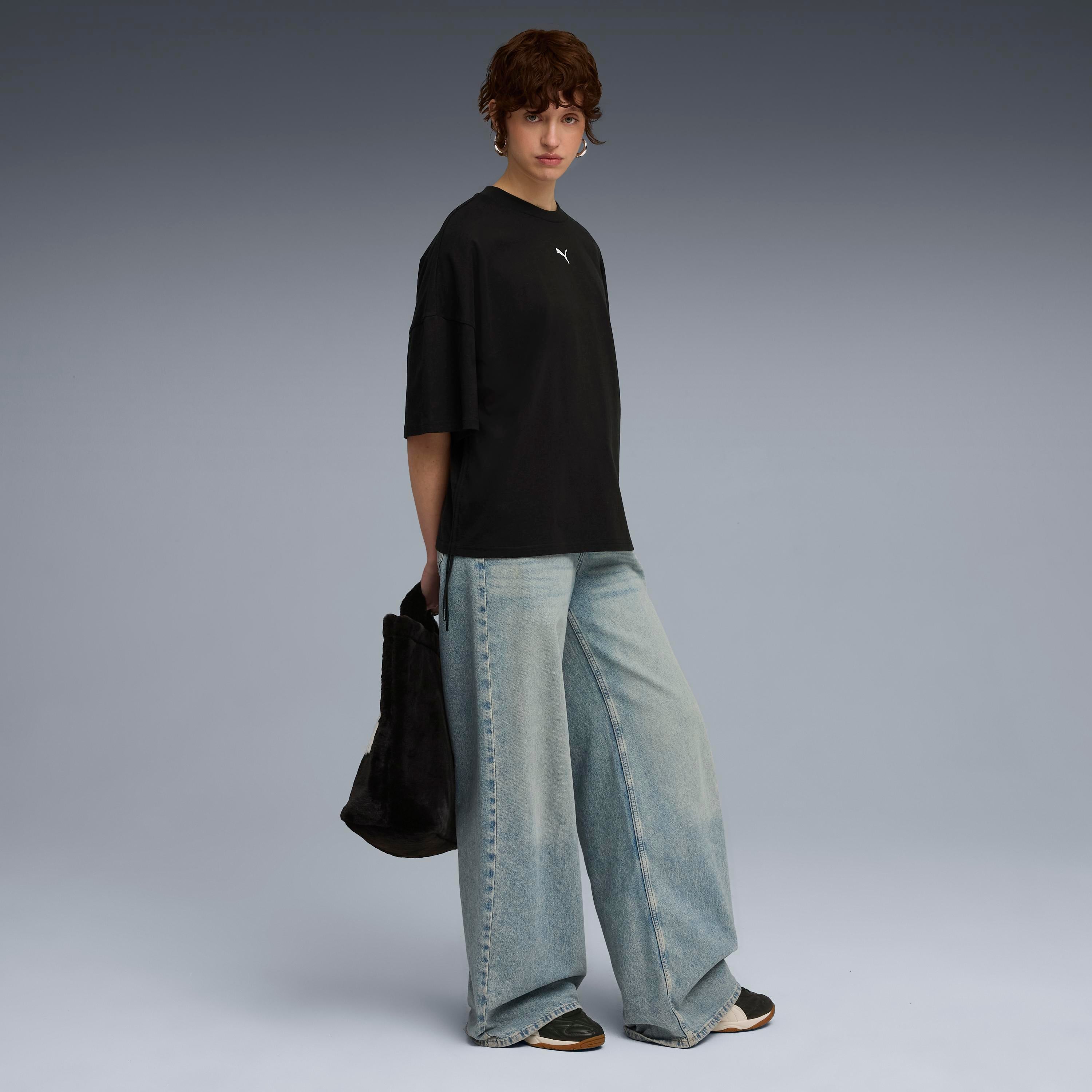 Puma Dare To Oversized Ruched Tee Kadın Yetişkin T-shirt