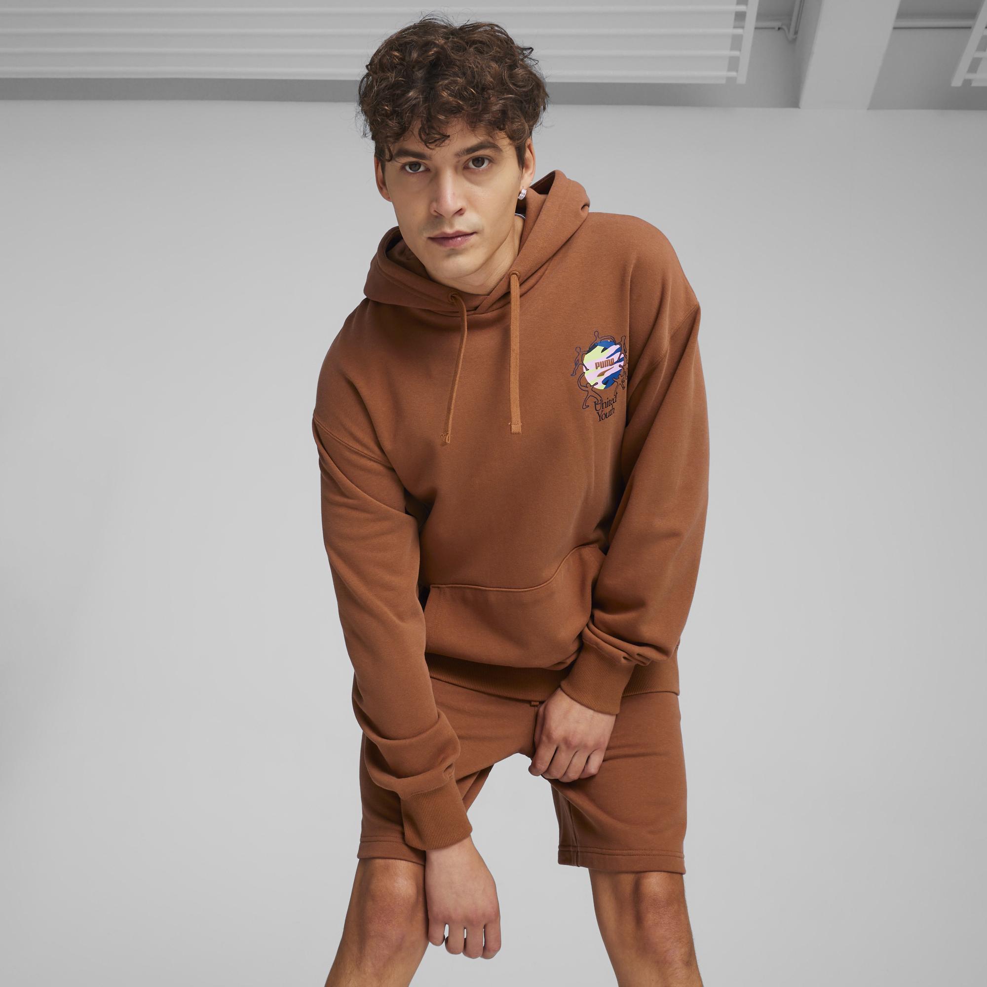Puma Downtown Graphic Hoodie Erkek Sweatshirt