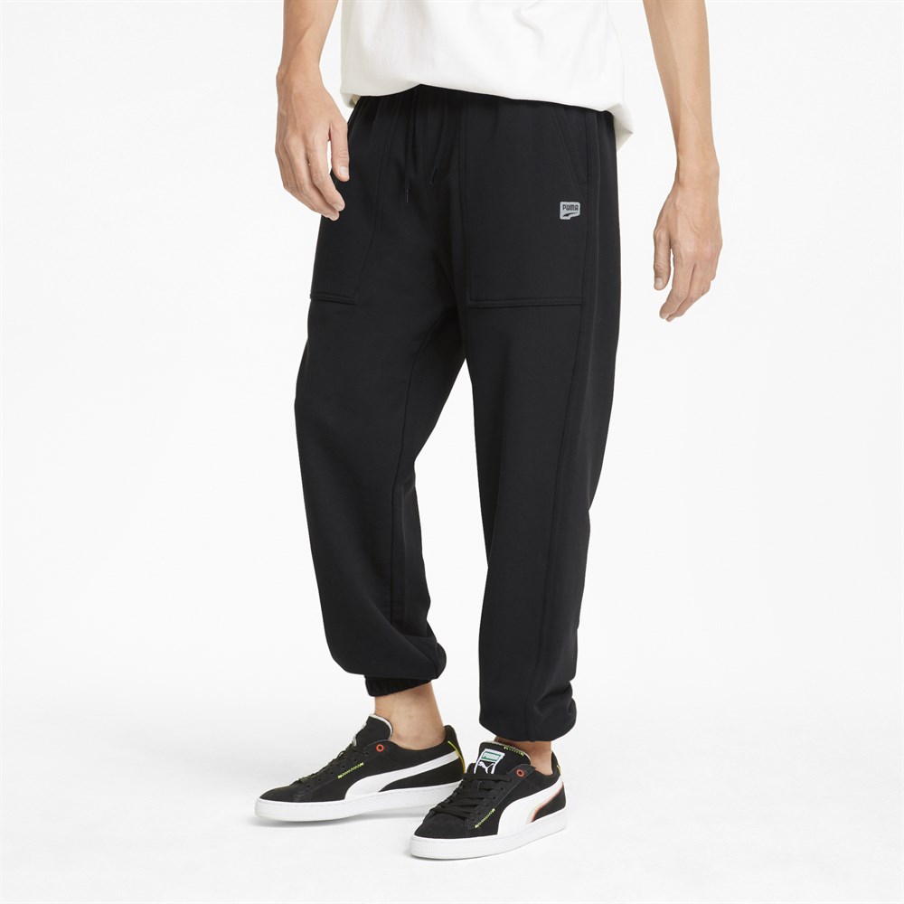 Puma Downtown Sweatpants Tr Erkek Siyah Günlük Eşofman Altı - 533679-01