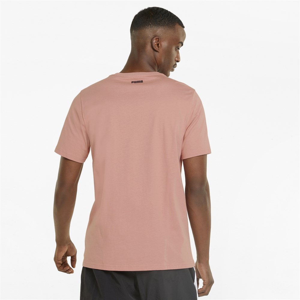Puma Dylan Ss Tee 1 Erkek Pembe Günlük T-shirt - 532730-07