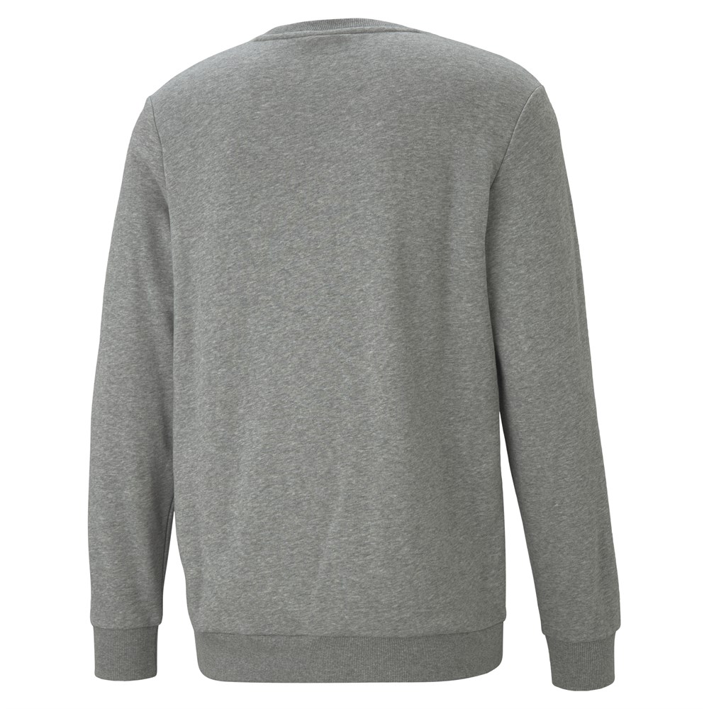 Puma Ess Big Logo Crew Tr Erkek Gri Sweatshirt - 58668003