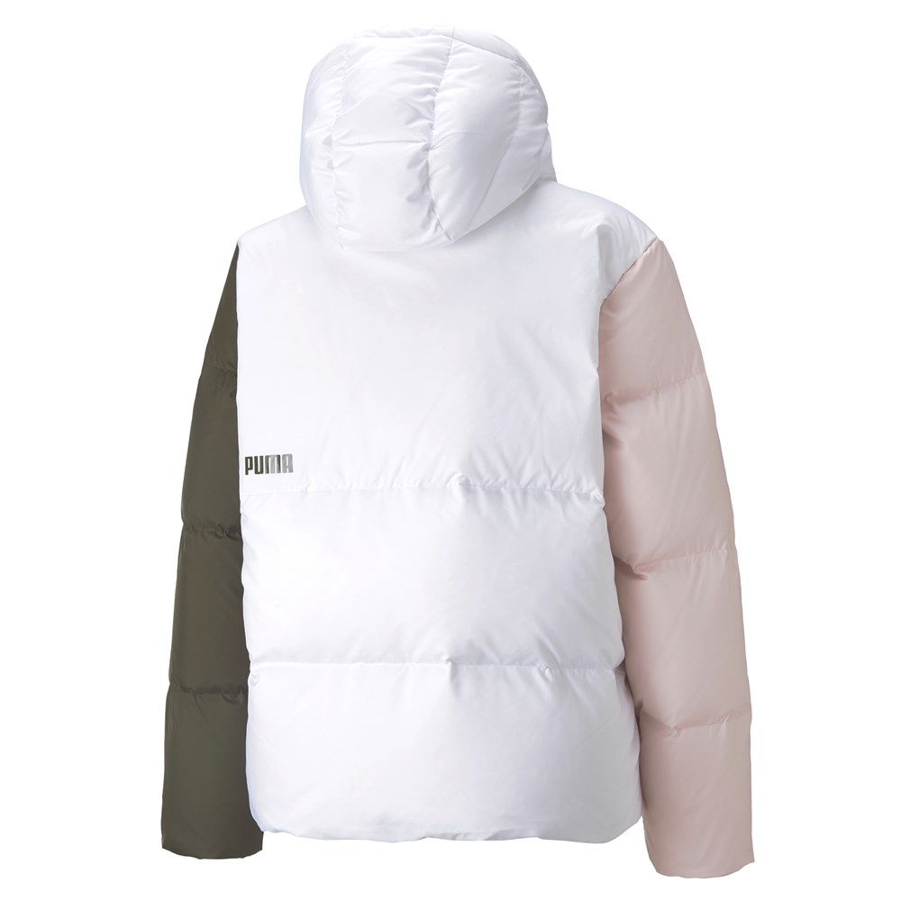Puma Ess + Cb Down Jacket Kadın Beyaz Mont - 58769702