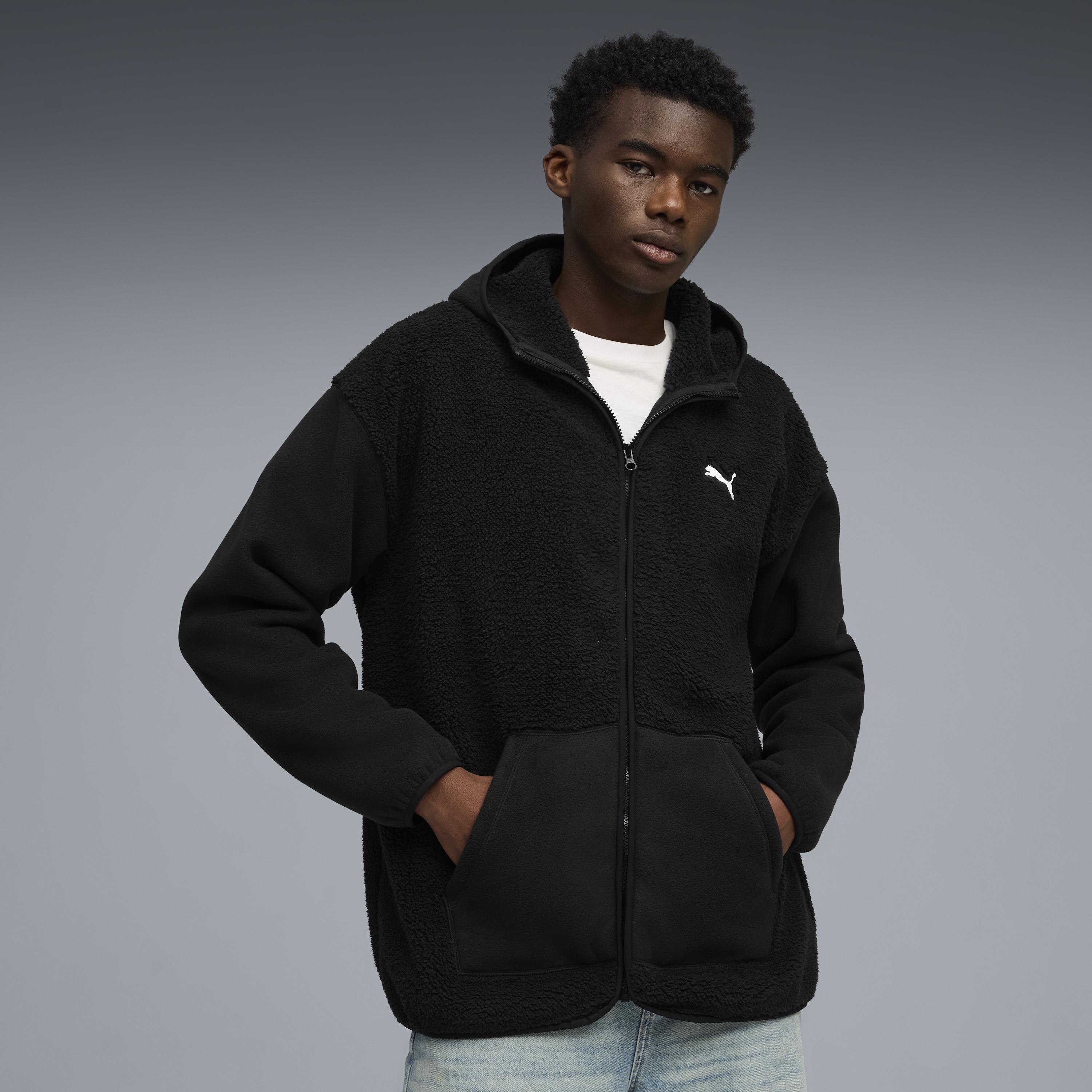 Puma Ess Elevated Full-Zip Hoodie Erkek Yetişkin Ceket