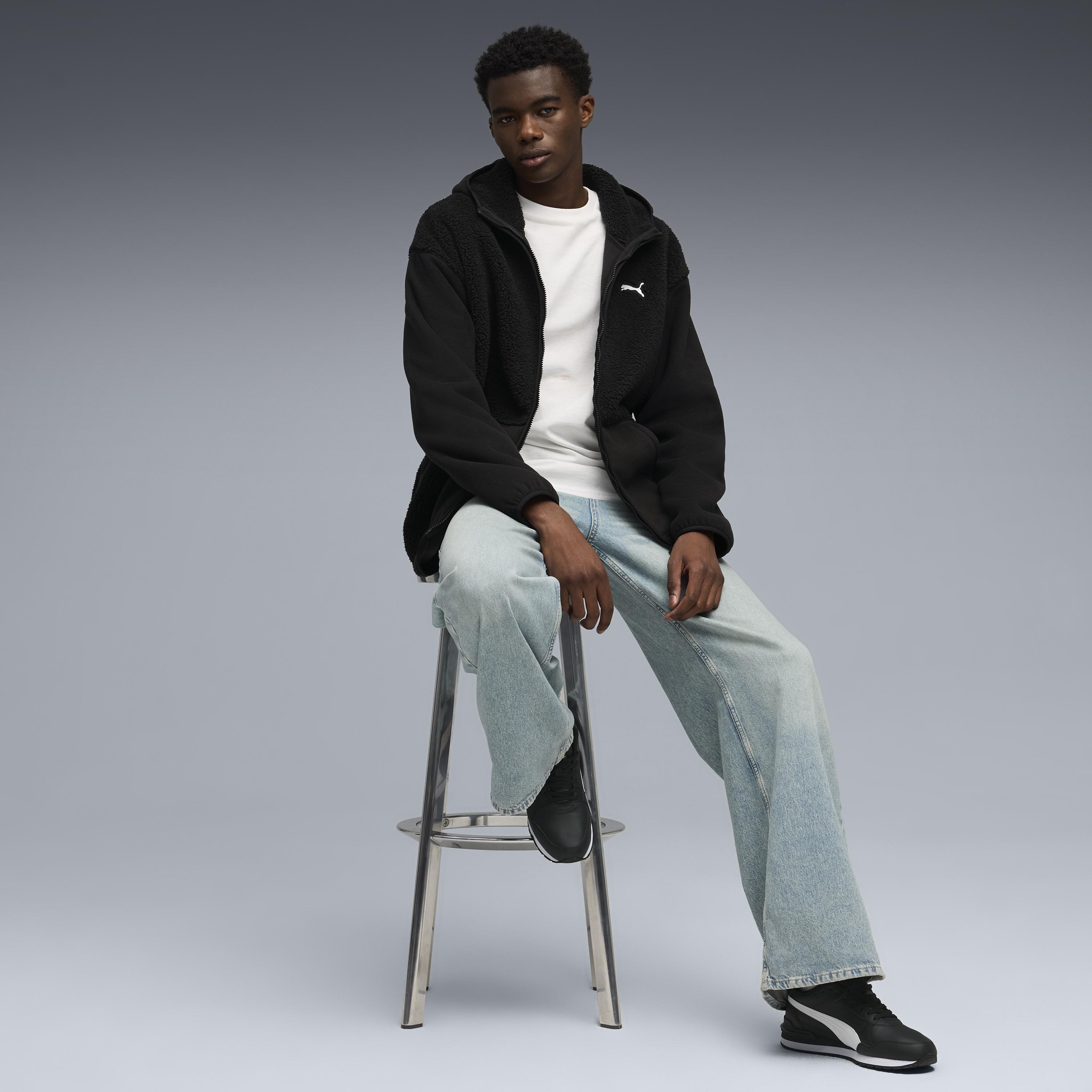 Puma Ess Elevated Full-Zip Hoodie Erkek Yetişkin Ceket