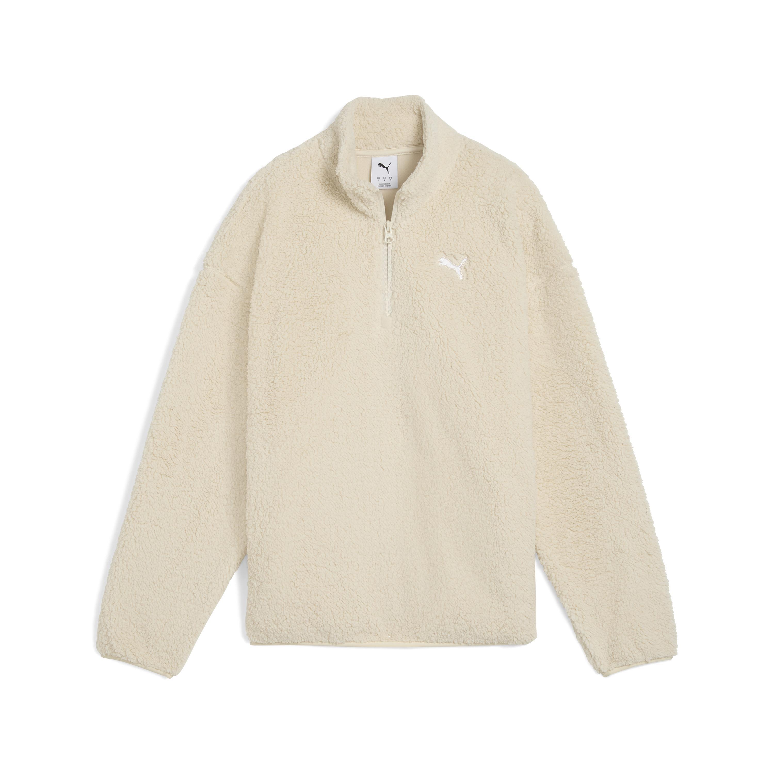 Puma Ess Elevated Half-Zip Crew Kadın Yetişkin Sweatshirt