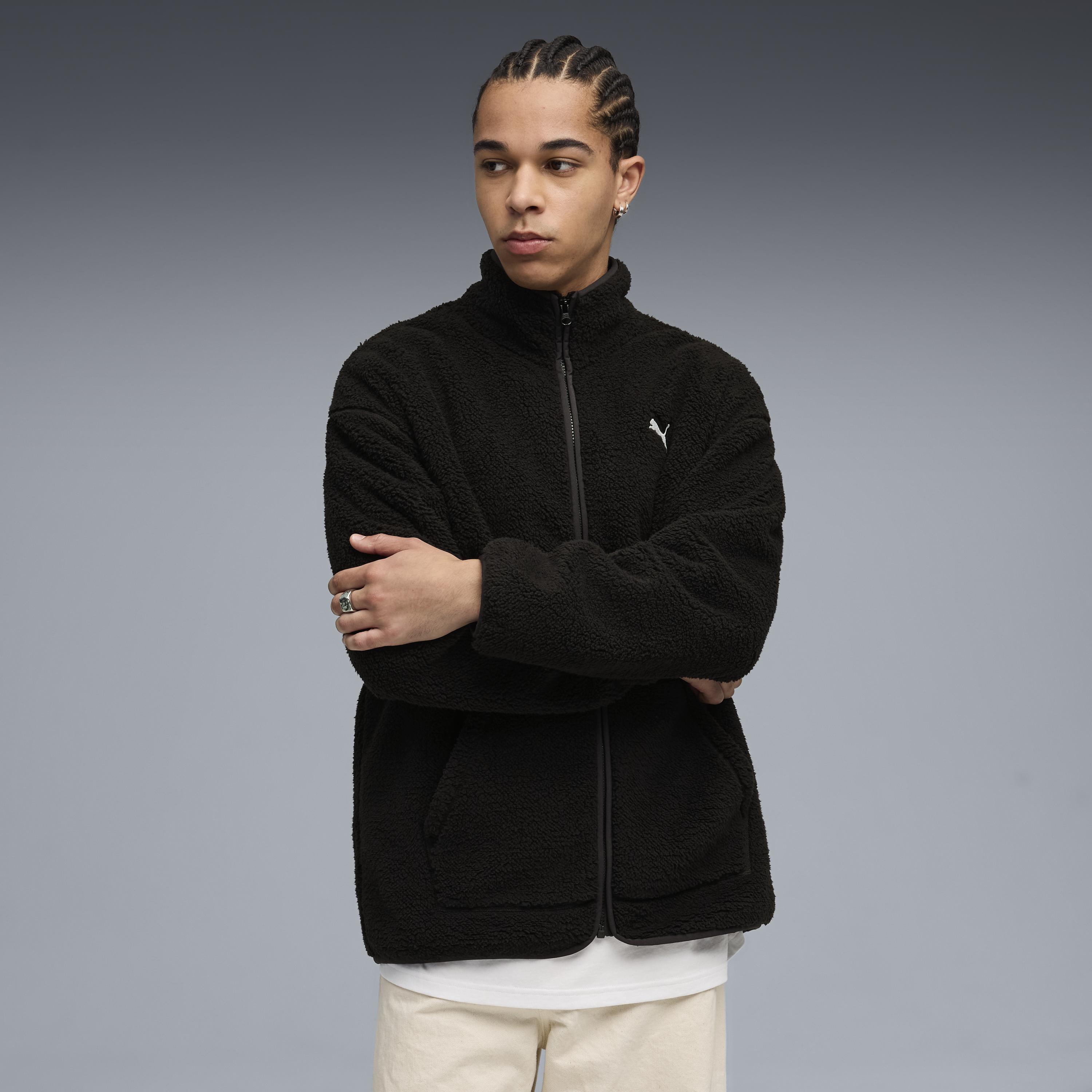 Puma Ess Elevated Sherpa Full-Zip Erkek Yetişkin Ceket