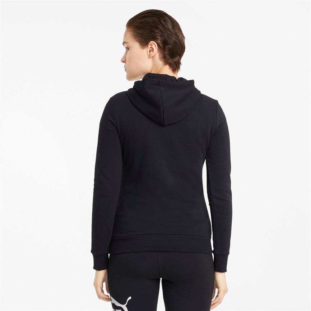 Puma Ess Logo Hoodie Tr Kadın Siyah Sweatshirt - 58679101