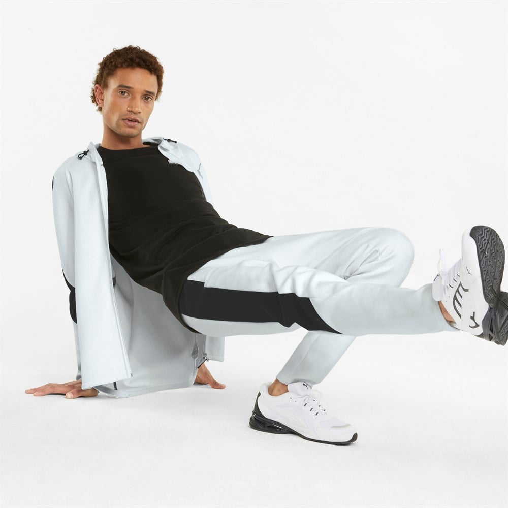 Puma Evostripe Full-Zip Hoodie Erkek Beyaz Günlük Ceket - 847401-02