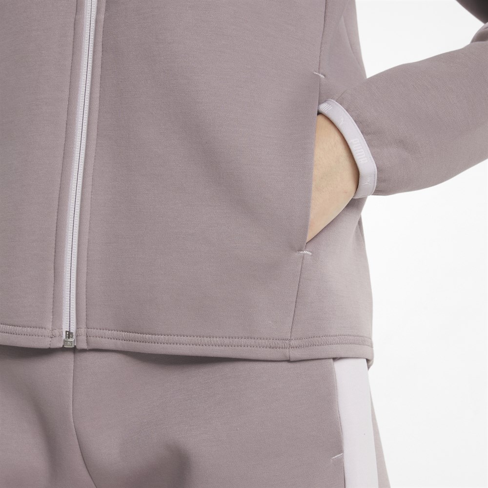 Puma Evostripe Full-Zip Hoodie Kadın Pembe Günlük Ceket - 847073-18
