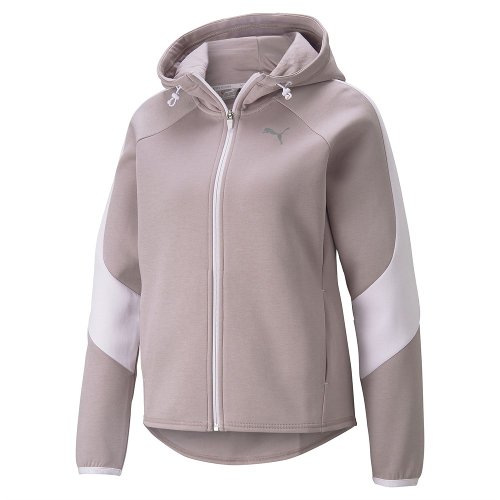 Puma Evostripe Full-Zip Hoodie Kadın Pembe Günlük Ceket - 847073-18