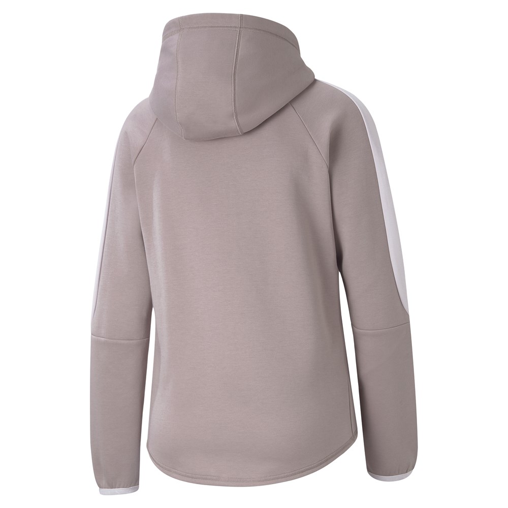 Puma Evostripe Full-Zip Hoodie Kadın Pembe Günlük Ceket - 847073-18