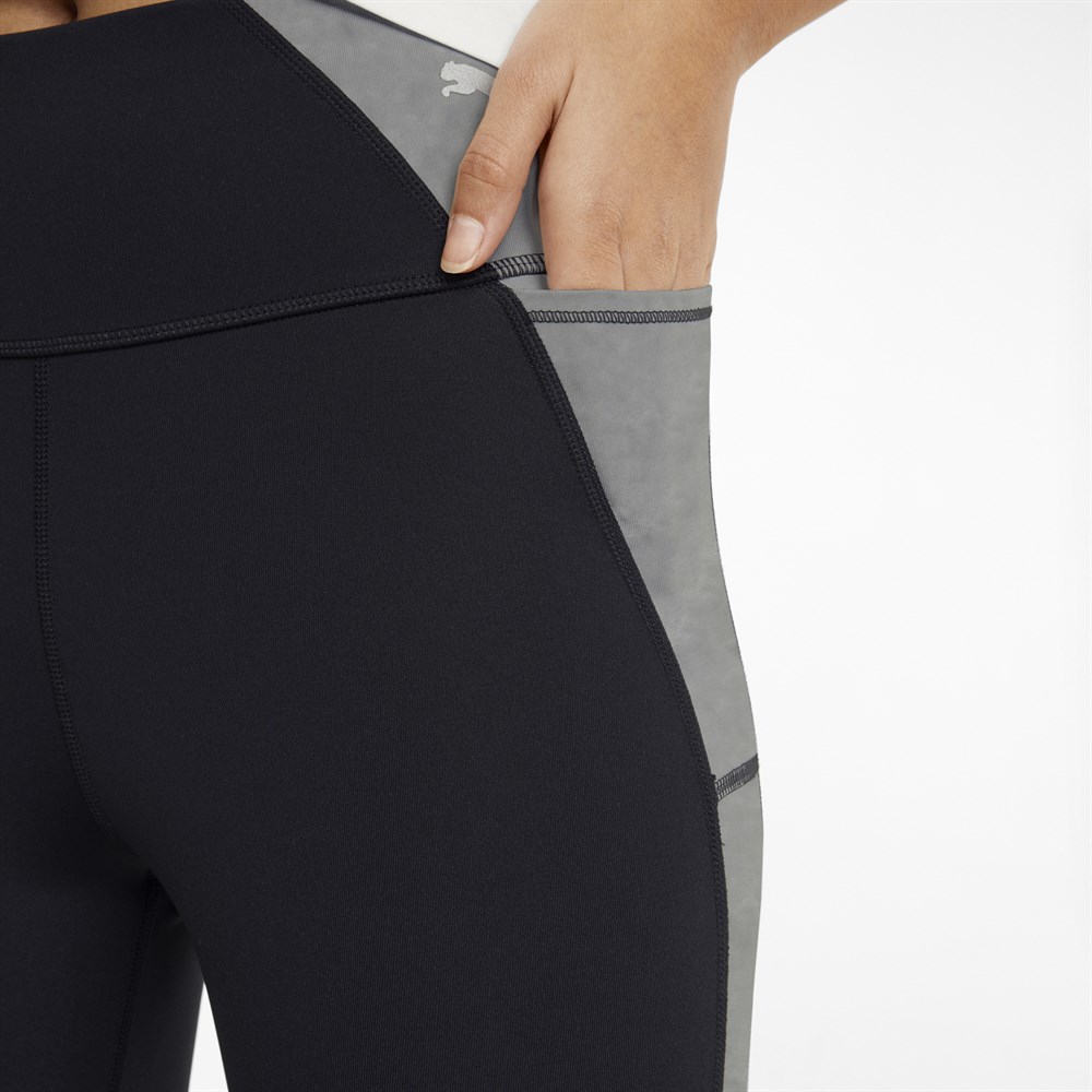 Puma Evostripe High-Waist 7/8 Tights Kadın Siyah Günlük Tayt - 847071-01