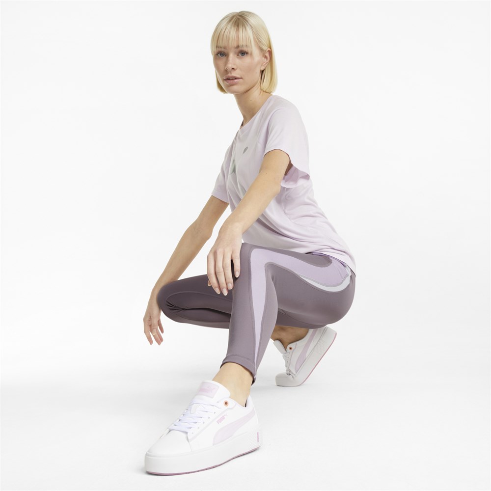 Puma Evostripe High-Waist 7/8 Tights Kadın Pembe Günlük Tayt - 847071-18