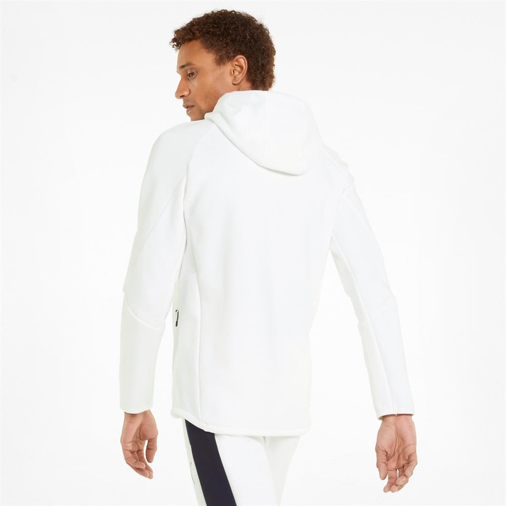 Puma Evostripe Hoodie Erkek Beyaz Günlük Sweatshirt - 847400-02