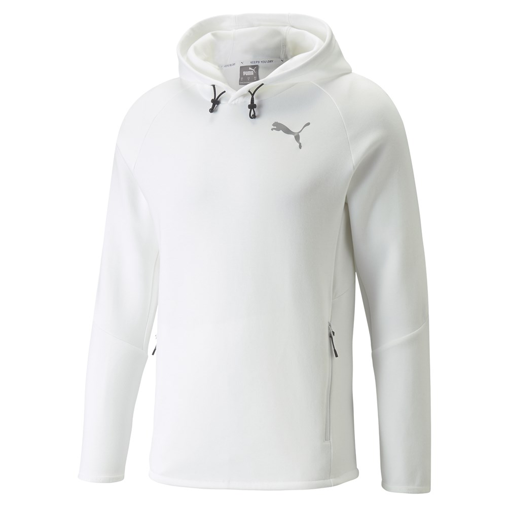 Puma Evostripe Hoodie Erkek Beyaz Günlük Sweatshirt - 847400-02