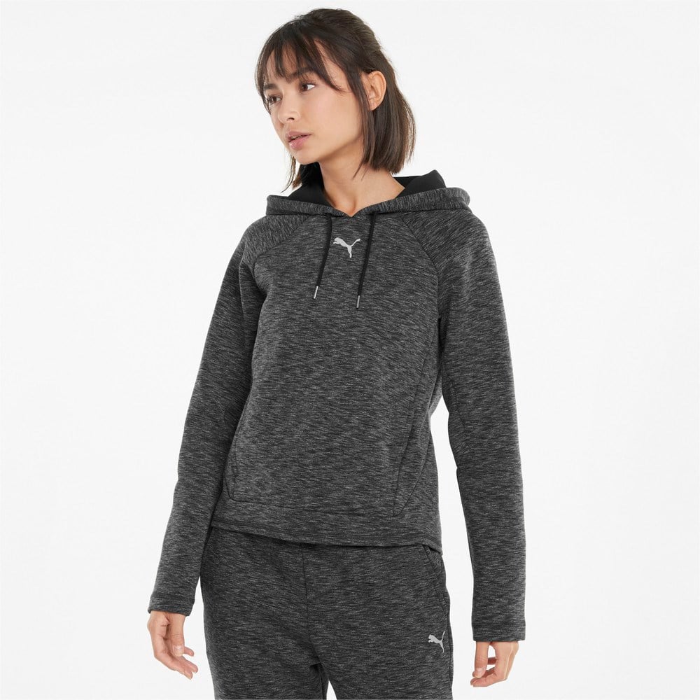 Puma Evostripe Hoodie Kadın Siyah Sweatshirt - 58915601