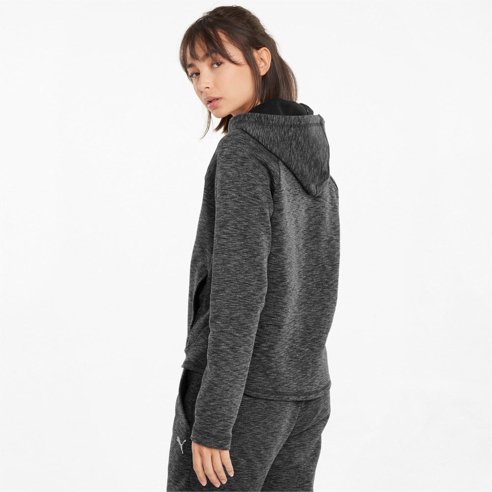 Puma Evostripe Hoodie Kadın Siyah Sweatshirt - 58915601