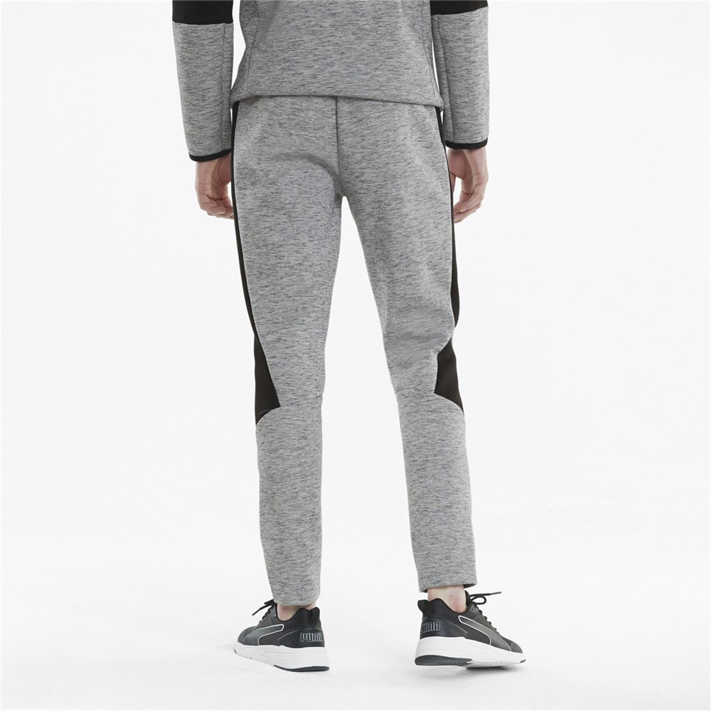 Puma EVOSTRIPE Pants Erkek Gri Eşofman Altı - 58942603