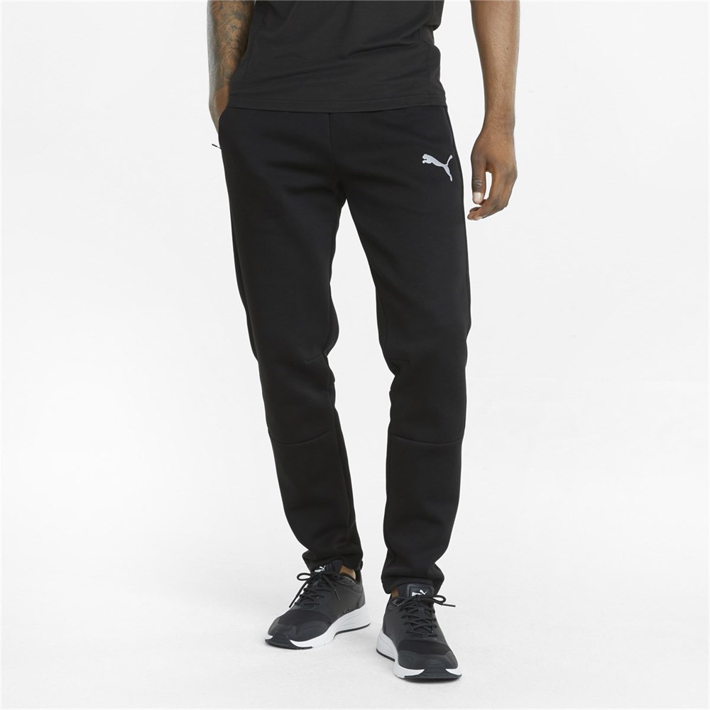 Puma EVOSTRIPE Pants Erkek Siyah Eşofman Altı - 58942601