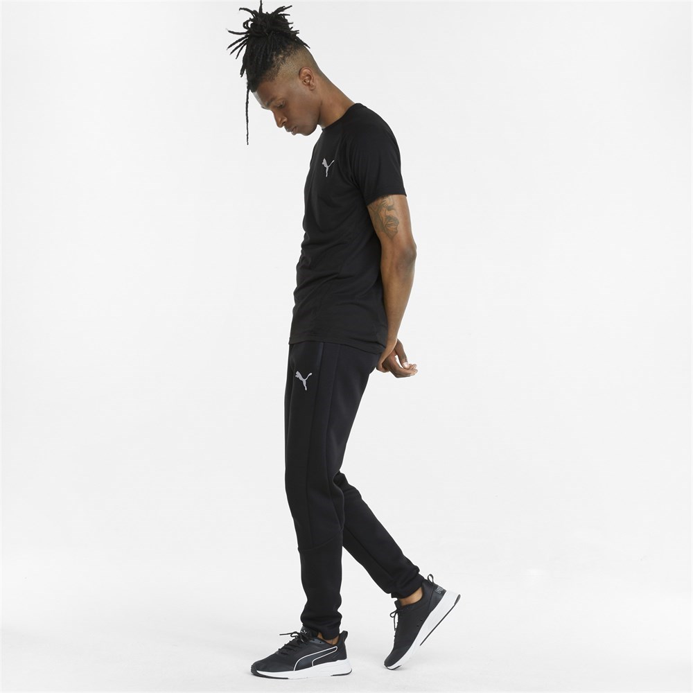 Puma EVOSTRIPE Pants Erkek Siyah Eşofman Altı - 58942601