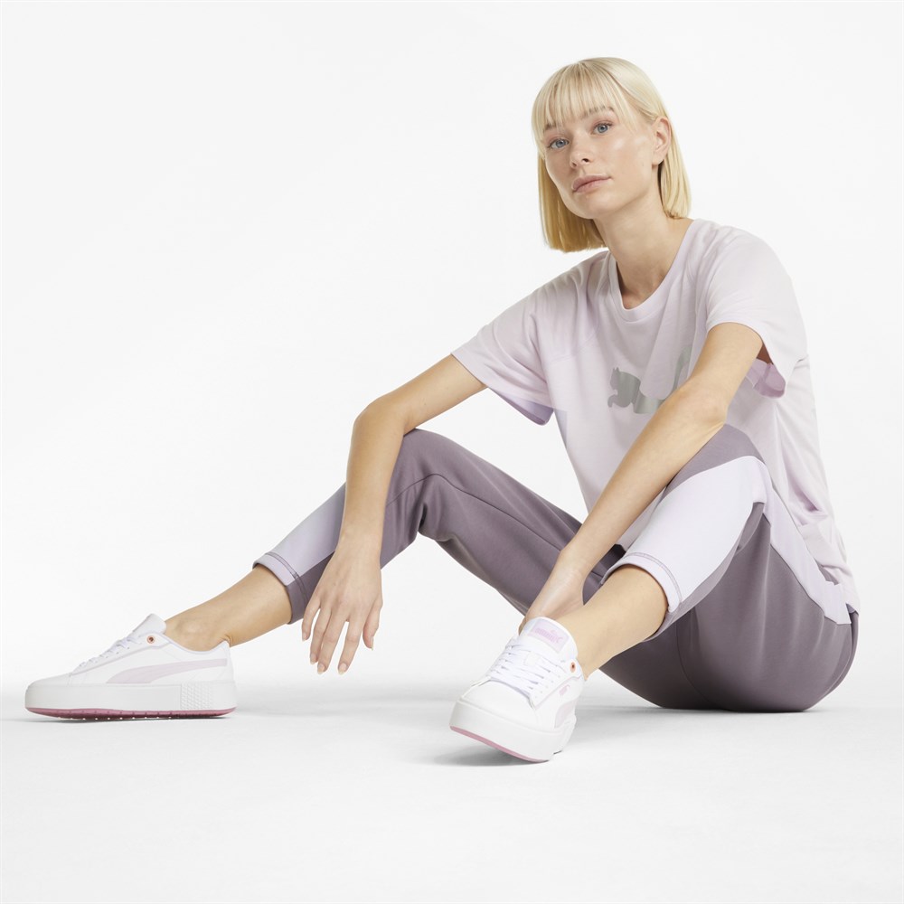 Puma Evostripe Pants Kadın Pembe Günlük Eşofman Altı - 847076-18