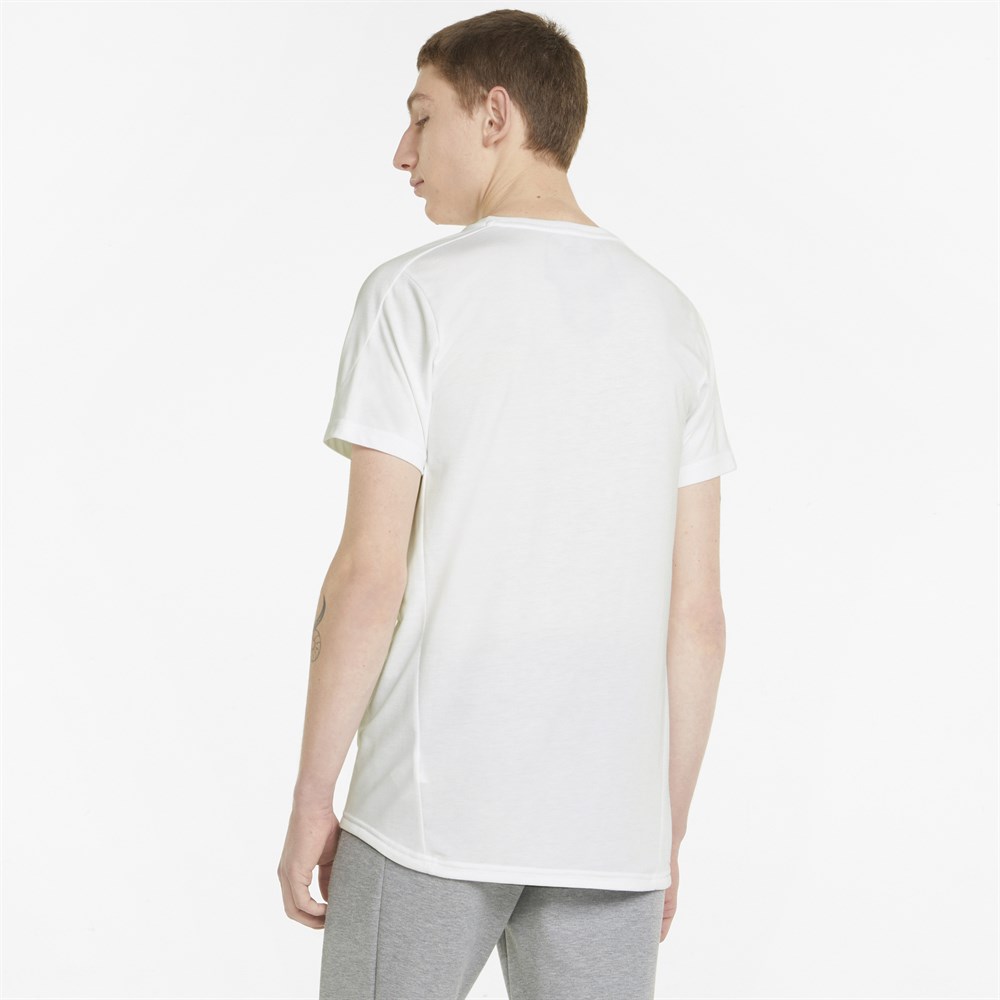 Puma Evostripe Tee Erkek Beyaz Günlük T-shirt - 847394-02