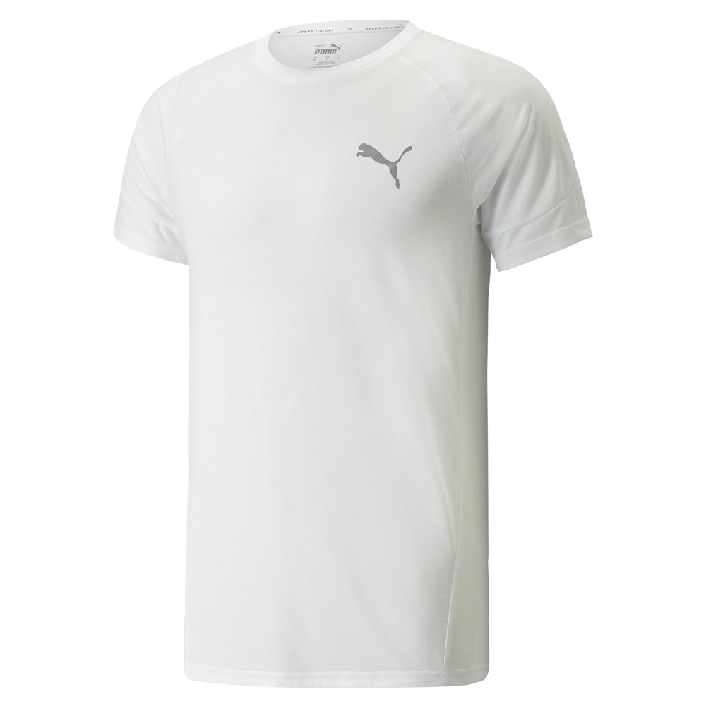 Puma Evostripe Tee Erkek Beyaz Günlük T-shirt - 847394-02