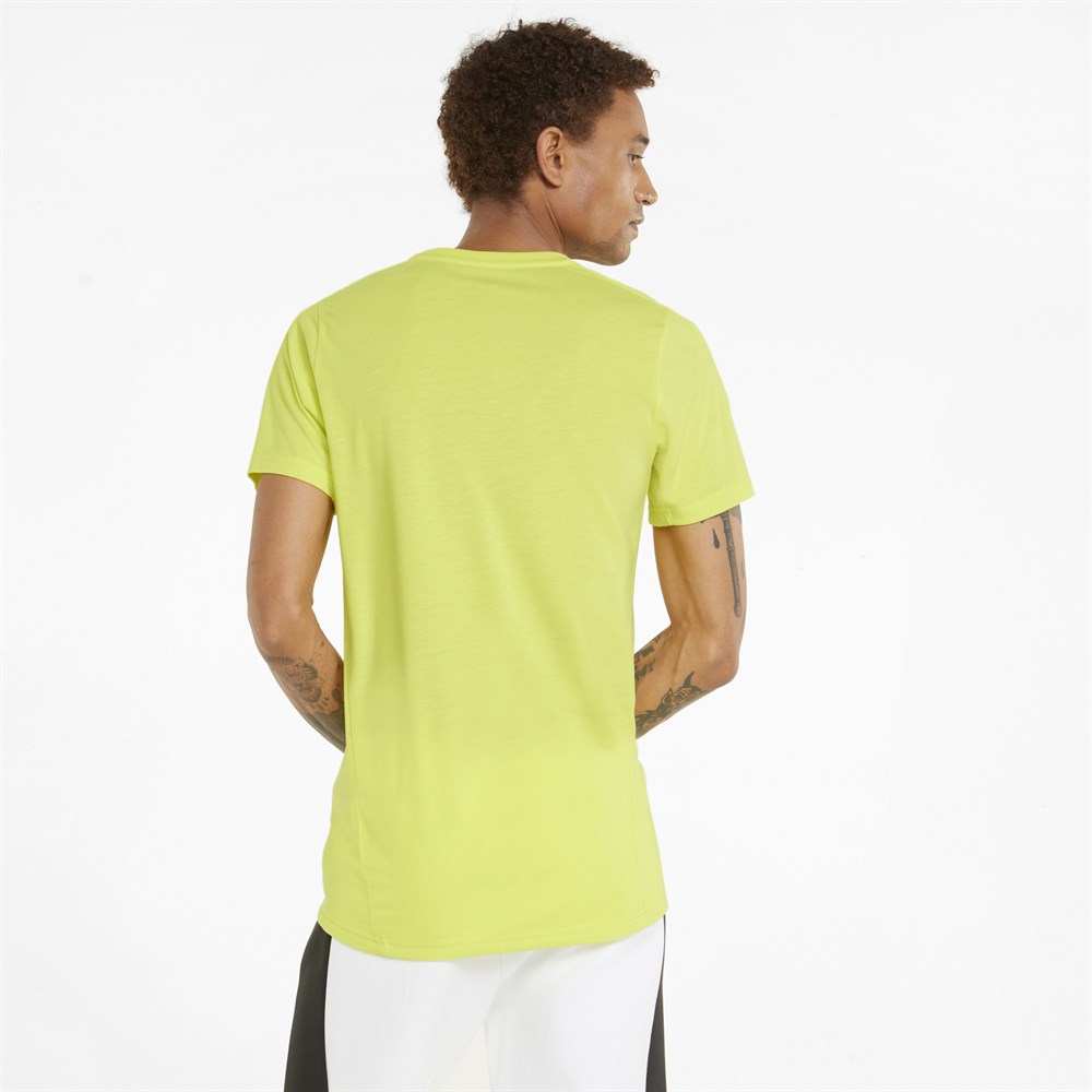 Puma Evostripe Tee Erkek Sarı Günlük T-shirt - 847394-29