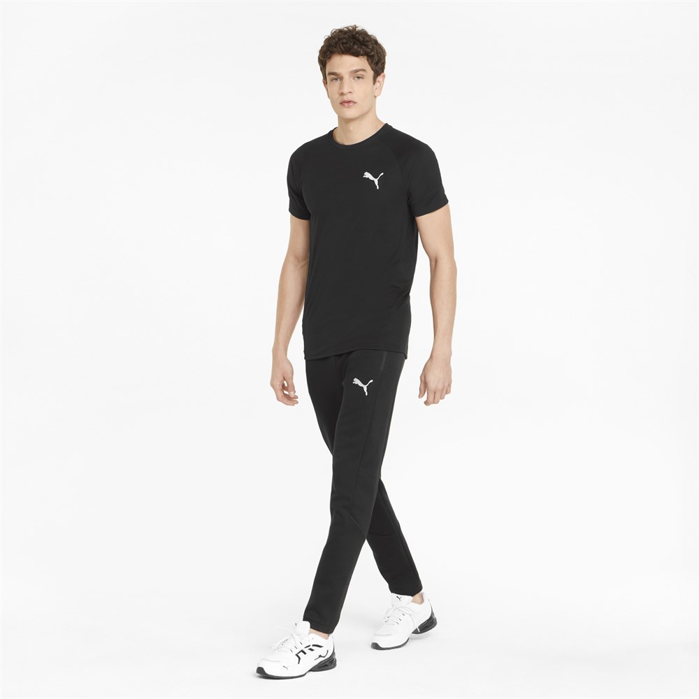 Puma Evostripe Tee Erkek Siyah Günlük T-shirt - 847394-01