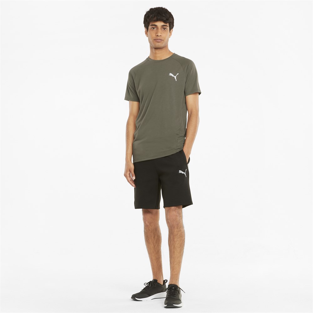 Puma Evostrıpe Tee Erkek Yeşil T-Shirt - 58941744