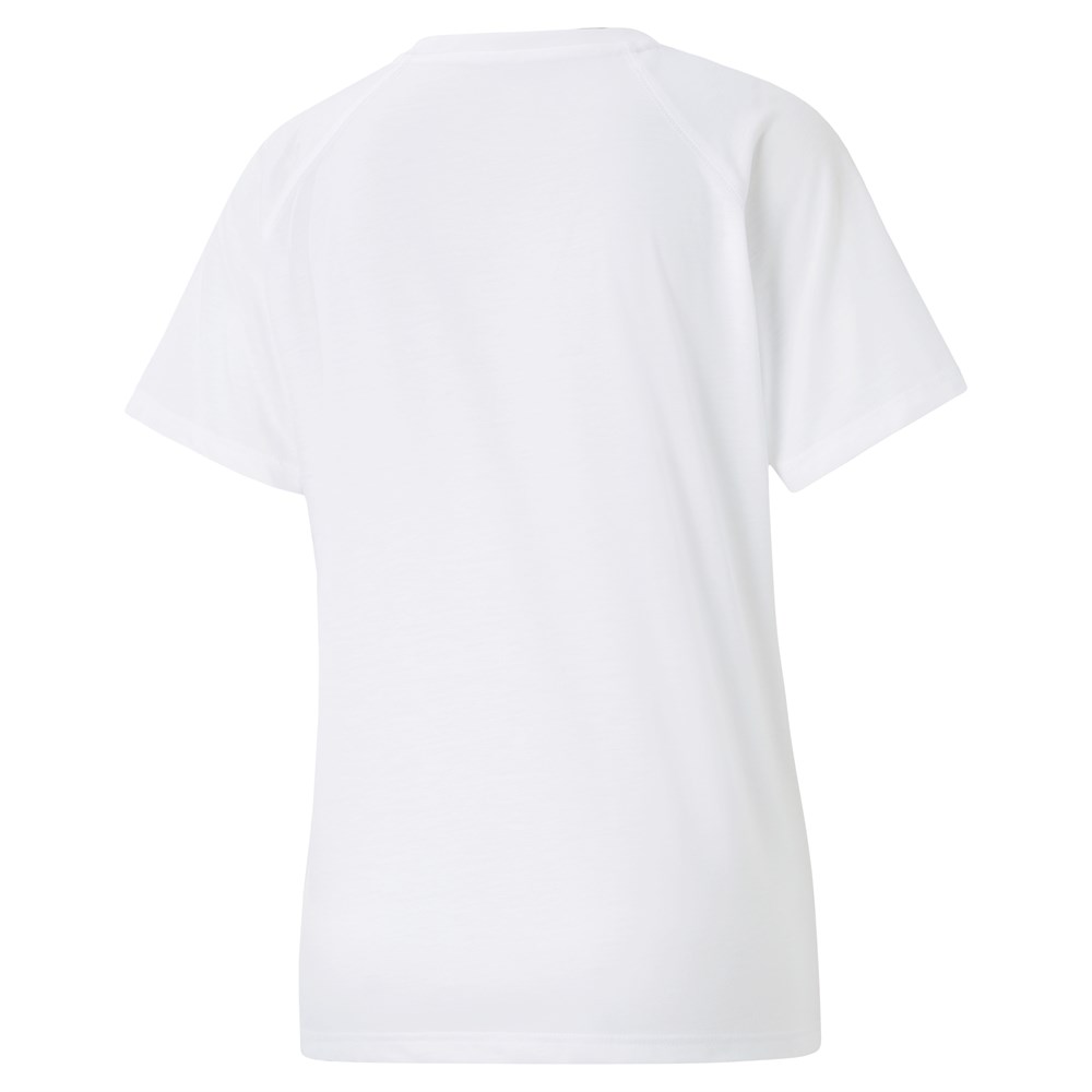 Puma Evostripe Tee Kadın Beyaz Günlük T-shirt - 847070-02