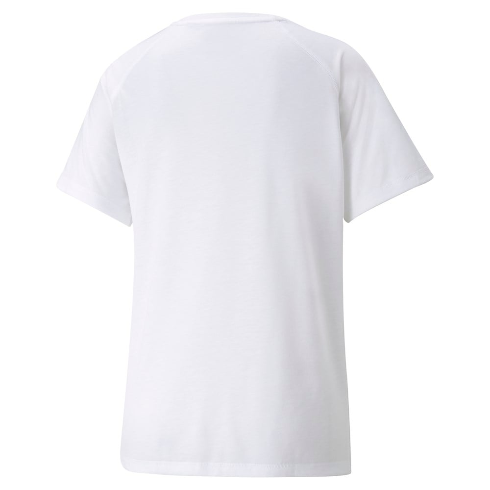 Puma Evostripe Tee Kadın Beyaz T-Shirt - 58914302