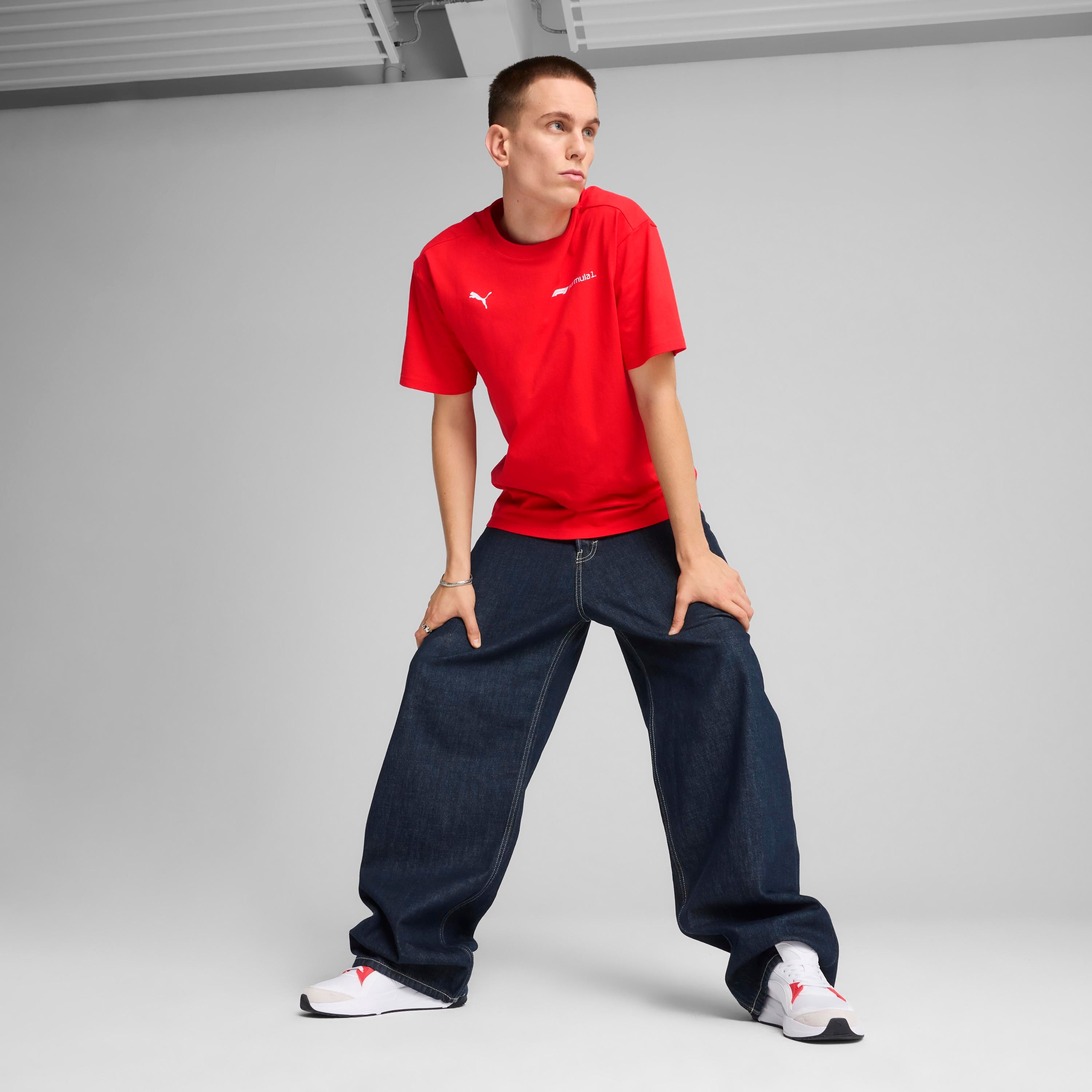 Puma F1 Ess+ Graphic Tee -Relaxed Erkek Tişört