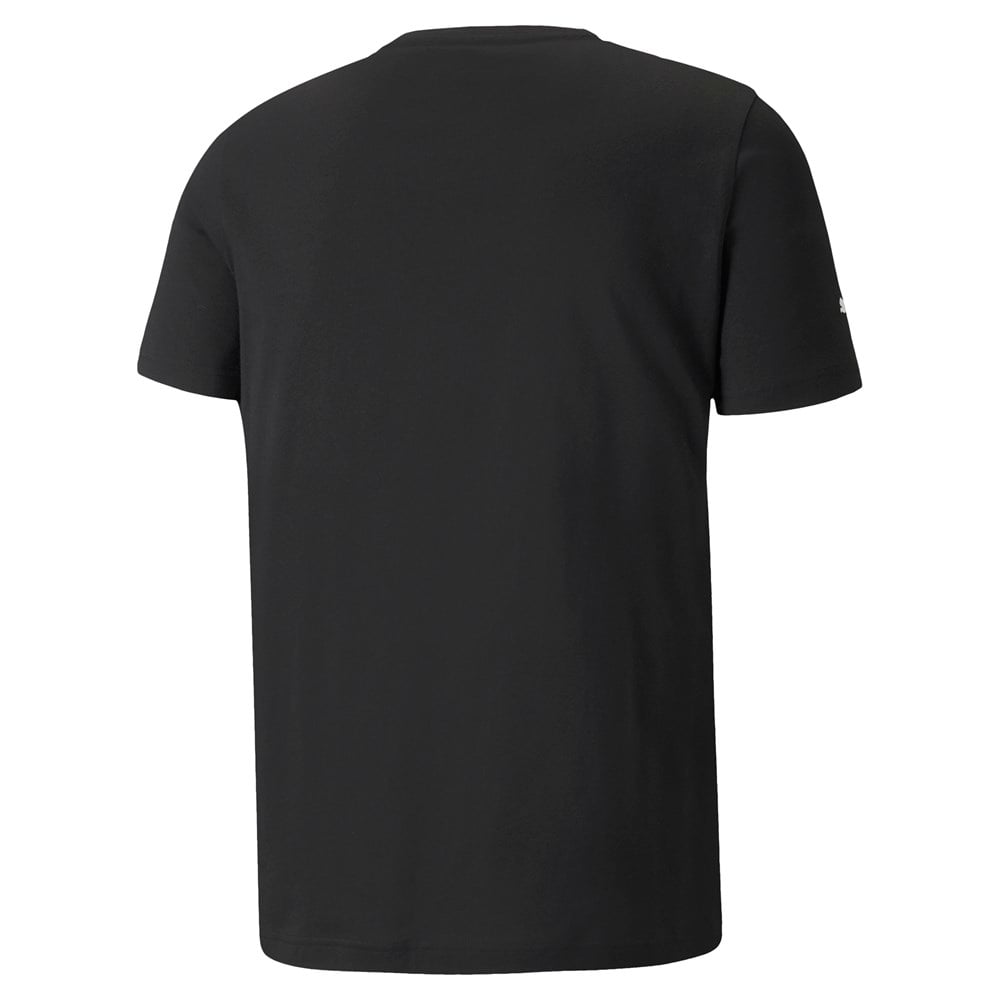 Puma Ferrari Race Tonal Big Shield Tee Erkek Siyah T-Shirt - 53169201