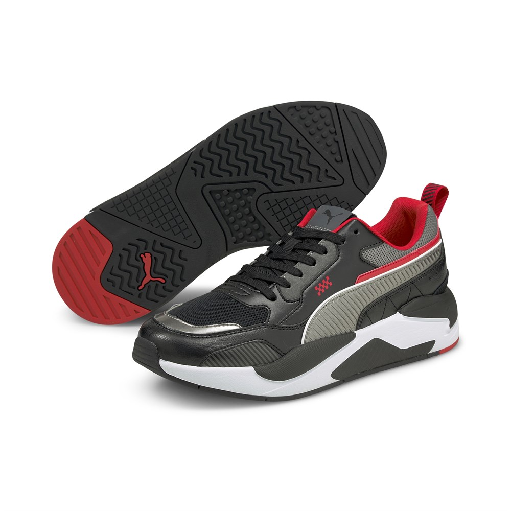 Puma Ferrari Race X-Ray 2 Unisex Siyah Günlük Ayakkabı - 30695301