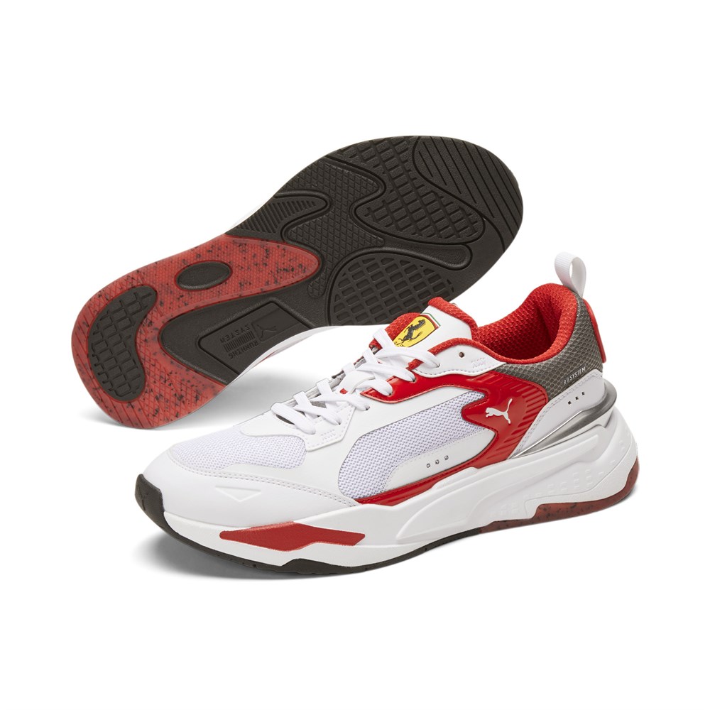 Puma Ferrari Rs-Fast Erkek Beyaz Günlük Spor Ayakkabı - 307161-02