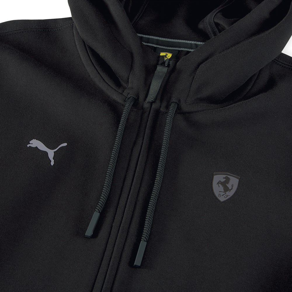 Puma Ferrari Style Hooded Sweat Jacket Reg Erkek Siyah Günlük Ceket - 533334-01