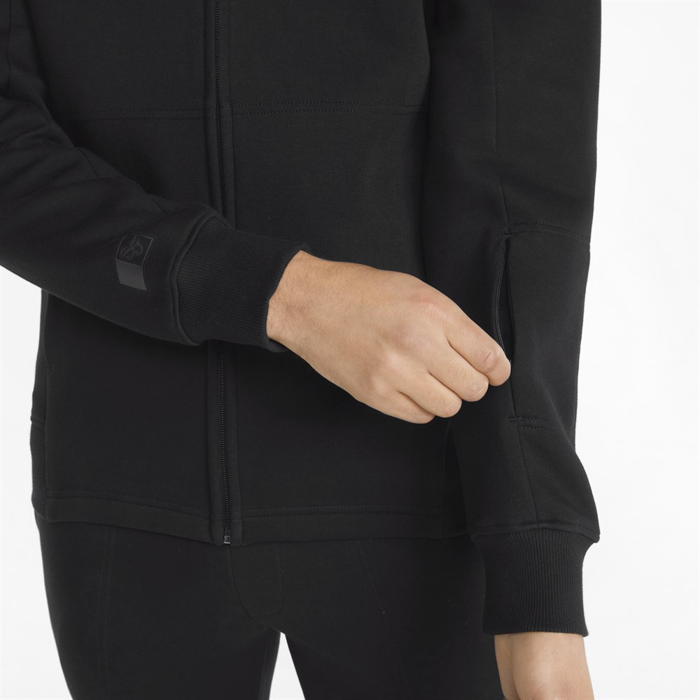 Puma Ferrari Style Hooded Sweat Jacket Reg Erkek Siyah Günlük Ceket - 533334-01